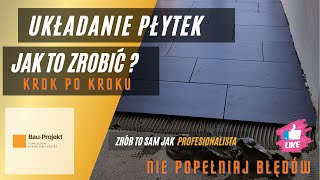 Układanie płytek na podłodze [upl. by Rostand760]