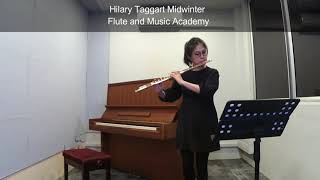 Flute ABRSM Grade 4 from 2022 A3 Hilary Taggart Midwinter solo [upl. by Einapets]