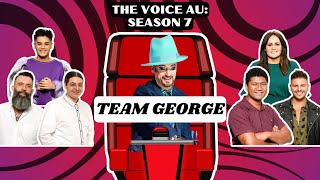 Season 7 TEAM GEORGE  Full Summary  The Voice Australia 2018 [upl. by Thessa]