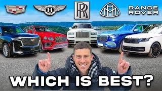 Cullinan v Range Rover v Maybach v Bentayga v Escalade ULTIMATE luxury SUV [upl. by Hadihahs]