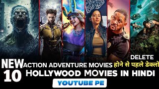 Top 10 Hollywood Action Movies in hindi  Hollywood Movies in hindi dubbed [upl. by Jallier]