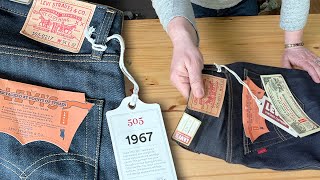 Levis LVC 1967 505 Selvedge Denim Jeans Review [upl. by Los]