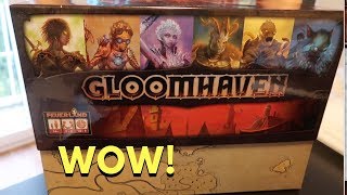 GLOOMHAVEN IST DA  UNBOXING  Brettspiel Geeks  Brettspiele [upl. by Nalak]