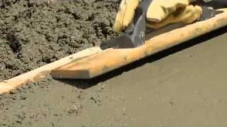 How to Pour and Finish Concrete [upl. by Yliab471]