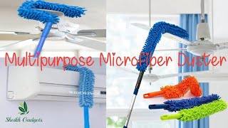 Multipurpose Microfiber Flexible Duster cleaning for FAN  AC Cleaning Brush [upl. by Bonny974]