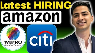 🔥Mass Hiring Announced  Wipro  Amazon  Citi Latest Hiring  OffCampus Drive 2024 BATCH [upl. by Home75]