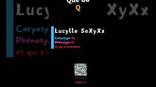 Lucylle SeXyXx Caryotype Xy Phénotype Xx et qui sinversent [upl. by Alaster]