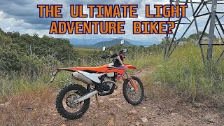 2024 KTM 500 EXC REVIEW  ULTRA LIGHT ADVENTURE BIKE [upl. by Tannie]