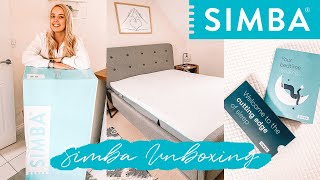 SIMBA HYBRID MATTRESS UNBOXING AND REVIEW [upl. by Enella]