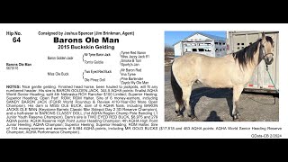 ➖Pitzer Ranch 2024 Spring Sale➖ Lot 64 Barons Ole Man [upl. by Llesig]