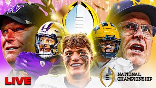 No 1 Michigan amp No 2 Washington CLASH in 2024 CFP National Championship [upl. by Cran]