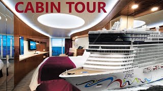 Norwegian Epic Ship Tour and Balcony Cabin Room Tour  Mediterranean Cruise on the NCL Epic [upl. by Nitnilc238]