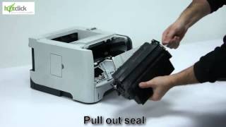 HP P2055 Toner Cartridge Replacement  user guide CE505A [upl. by Lorelie]