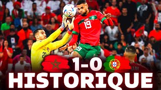 🇲🇦 Le MAROC bat le PORTUGAL 10 va en 12 de la Coupe du Monde  HISTORIQUE [upl. by Crowe]