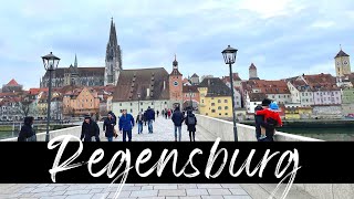 Regensburg Germany 🇩🇪  Christmas Market  Travel Bavaria [upl. by Pierson623]