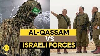 AlQassam Brigades video shows close fighting against Israeli forces in Gaza  WION Original [upl. by Mhoj]