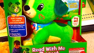 LEAP FROG quotRead With Me Scoutquot Talking  Reading Scout Puppy REVIEW amp DEMO [upl. by Inge938]