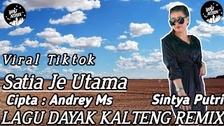 DJ TERBARU VIRAL‼ SATIA JE UTAMA SINTYA PUTRI ANDREY MS  LAGU DAYAK KALTENG REMIX yogiremix [upl. by Sausa]