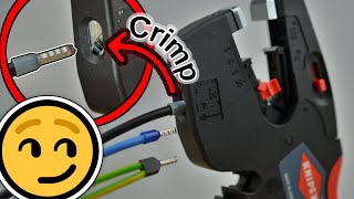 KNIPEX Abisolierzange zum CRIMPEN 🤩 Elektriker MultiTool  NexStrip Multifunktionswerkzeug  Review [upl. by Adnilasor]