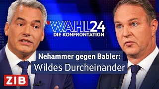 Highlights aus dem TVDuell zwischen Nehammer ÖVP und Babler SPÖ  12092024 [upl. by Aihsenal]