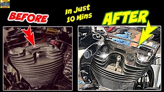 How To POLISH Motorcycle Cylinder Jug FINS in 10 Minutes For Aluminum amp Chrome A MUST SEE HACK [upl. by Aikcin]