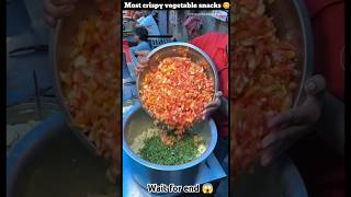 Most crispy vegetable snacks 🤤MRINDIANHACKER CrazyXYZ souravjoshivlogs7028 shorts [upl. by Anaylil]