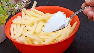 Le Secret des Pommes de terre Croustillantes et Sèches‼️👌 Recette des FRITES Parfaites  Make fries [upl. by Ahidam]