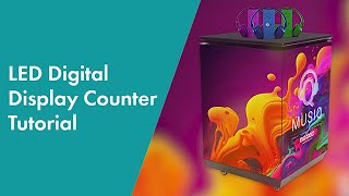 LED Digital Display Counter Tutorial  Product Demo  Displays2go® [upl. by Docilla]