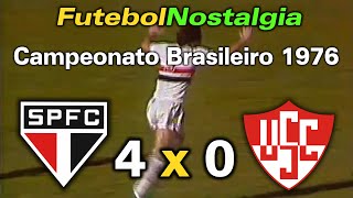 São Paulo 4 x 0 Uberaba  18091976  Campeonato Brasileiro [upl. by Keheley943]