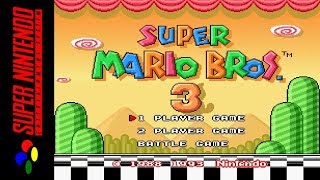 Longplay SNES  Super Mario AllStars  Super Mario Bros 3 HD 60FPS [upl. by Marx992]