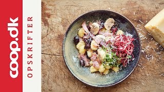 Gnocchi med bacon og friskrevet parmesan [upl. by Nylrebma421]