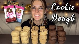 COOKIE DOUGH MUKBANG Vegan No Talking [upl. by Nari172]