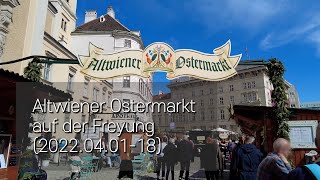 Altwiener Ostermarkt auf der Freyung 2022040118 [upl. by Artemas]