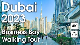 Dubai 🇦🇪 Downtown Business Bay  4K  Walking Tour [upl. by Hoban]