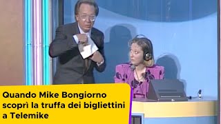 Quando Mike Bongiorno scoprì la truffa dei bigliettini a Telemike  Mediaset Play Cult [upl. by Annaynek]