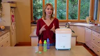 How to use Papablic Baby Bottle Sterilizer amp Dryer and Descale [upl. by Anina355]