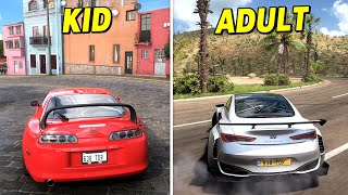 Playing Forza as a kid vs as an adult [upl. by Rabkin]