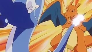 Ashs Charizard Vs Clairs Dragonair 🔥 Pokemon master quest  full battle in hindi [upl. by Alita]