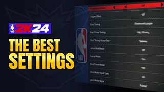 BEST SETTINGS for 2K24 CONTROLLER SETTINGS amp MORE [upl. by Carmel]