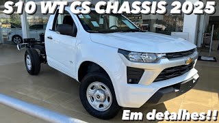 Nova S10 WT CS 4x4 Chassis 2025  Versão de entrada da S10 em detalhes [upl. by Sawyere57]