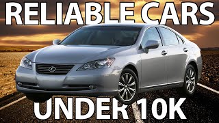 Top 7 Most RELIABLE Cars Under 10K [upl. by Werna]