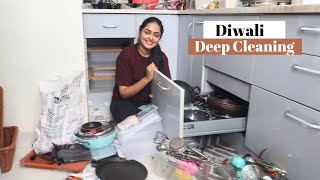 మా ఇంటి దీపావళి కి Deep Cleaning  Cleaning Motivation amp Tips For Diwali  Heavenly Homemade [upl. by Darcie]