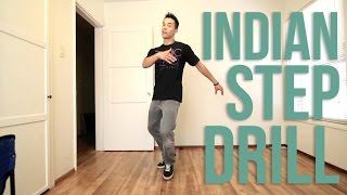 How to Breakdance  Indian Step Drill  Top Rock Basics [upl. by Bartholomeo]