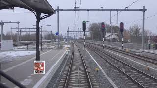 Meerijden met de machinist van sHertogenbosch naar Utrecht Zonder snelheidsmeter [upl. by Pelage]