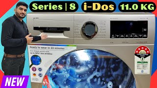 Bosch 11Kg Series 8 idos Front Load Washing Machine  Bosch Idos Washing Machine 2024  WGA264AXIN [upl. by Erodeht]