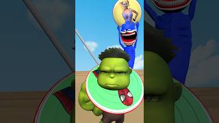 Super strength of Hulk gtaspiderman cartoonspiderman hulk [upl. by Schwing]