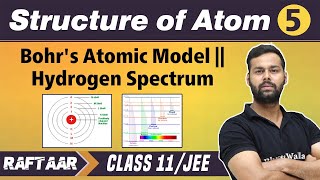 Structure Of Atom 05  Bohrs Atomic Model  Hydrogen Spectrum  Class11JEE  RAFTAAR [upl. by Girardi]