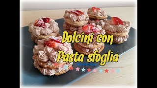 Ricetta Dolcini con pasta sfoglia Golosissimi [upl. by Nylorak]