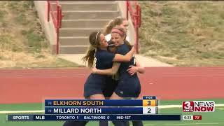 Elkhorn South claims Metro Soccer Tournament girls title [upl. by Bernardina]