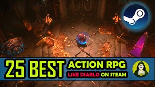 25 Best Action RPG Games like Diablo  Top down amp Isometric ARPG  Steam sale prices included [upl. by Nesrac905]